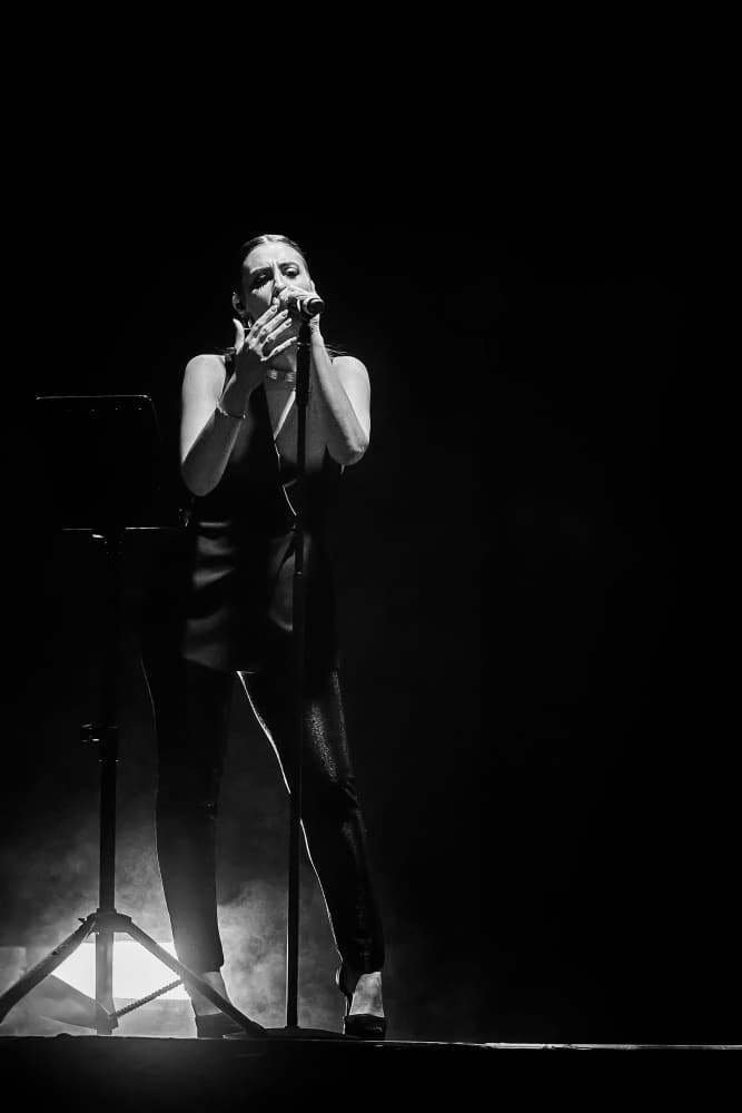 Soulful Stage Performance by Valentin Borsan — canvas wall art