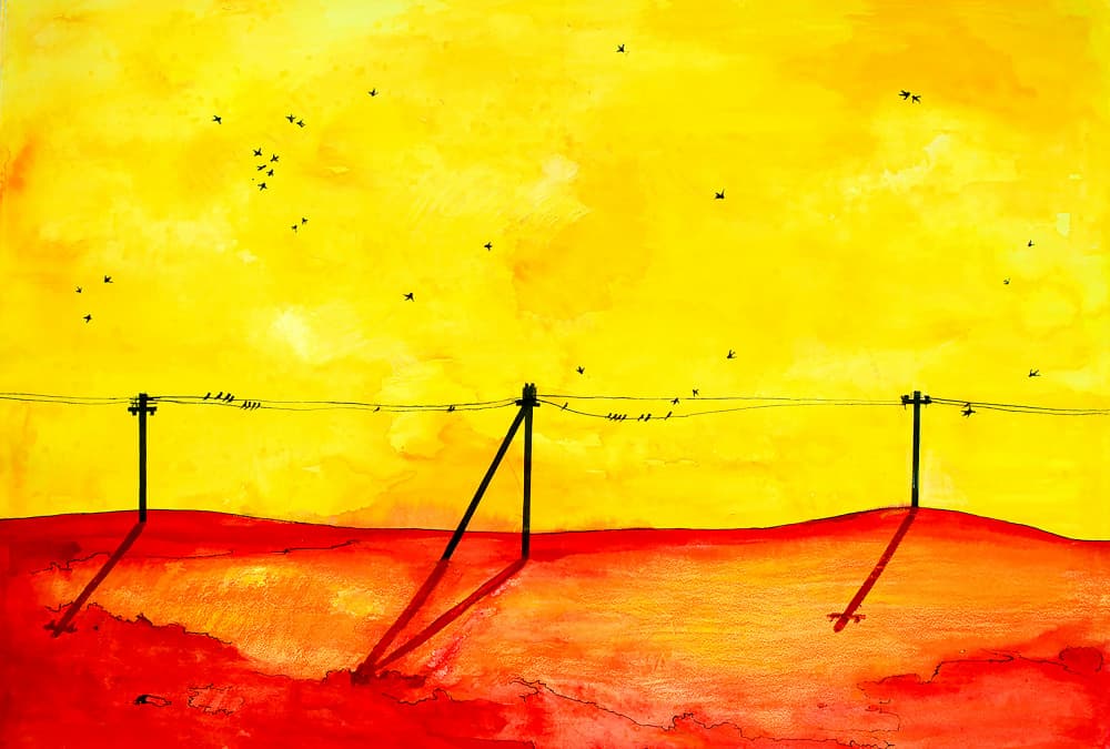 Sunset by Julija Belickienė — canvas wall art