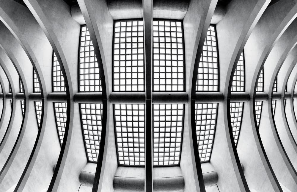 Modern Arches Reflection by Gerard Jonkman — canvas wall art