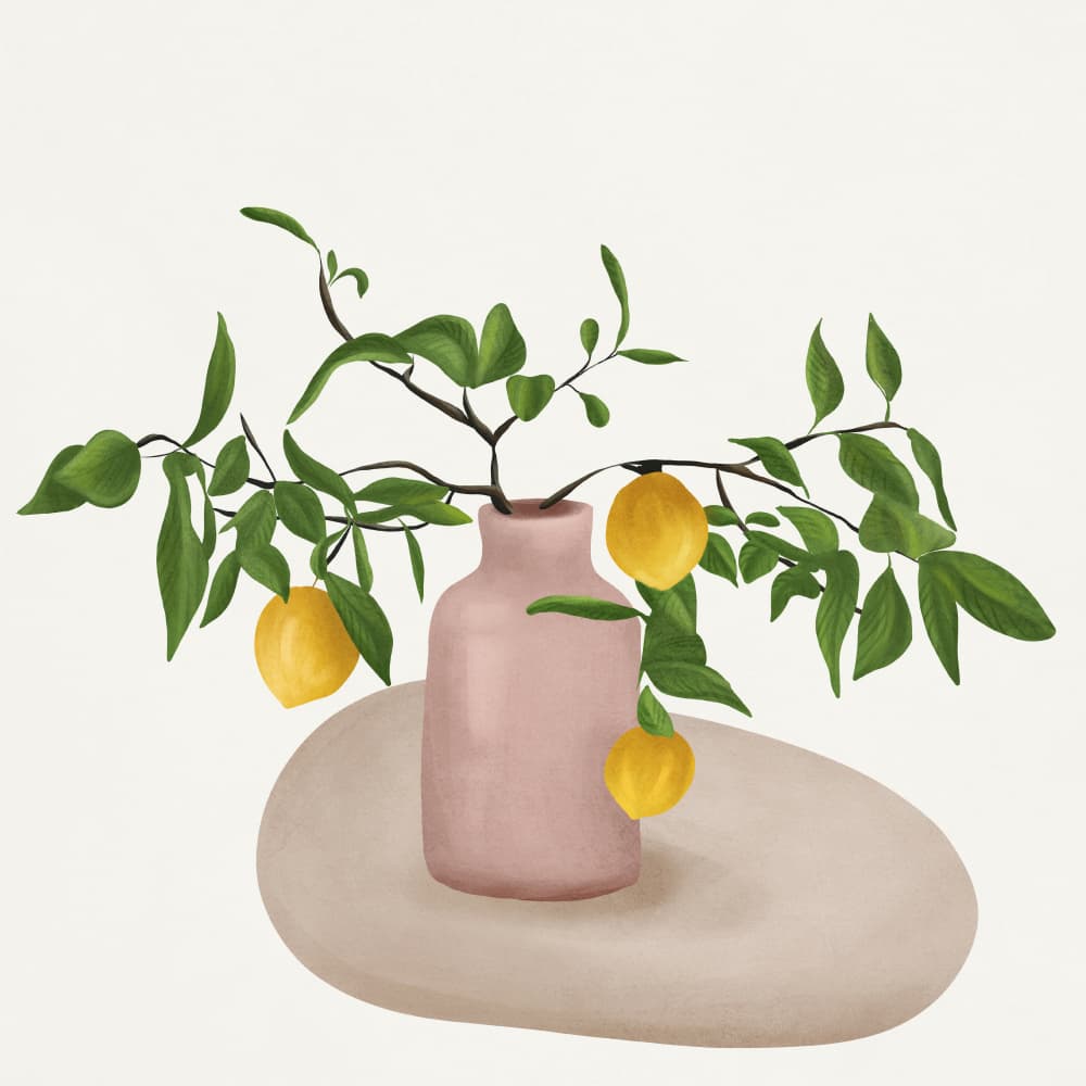 Modern Lemon Branches
