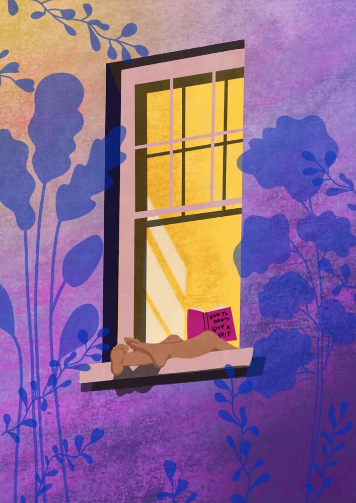 How to don't give a shit by Raissa Oltmanns — canvas wall art