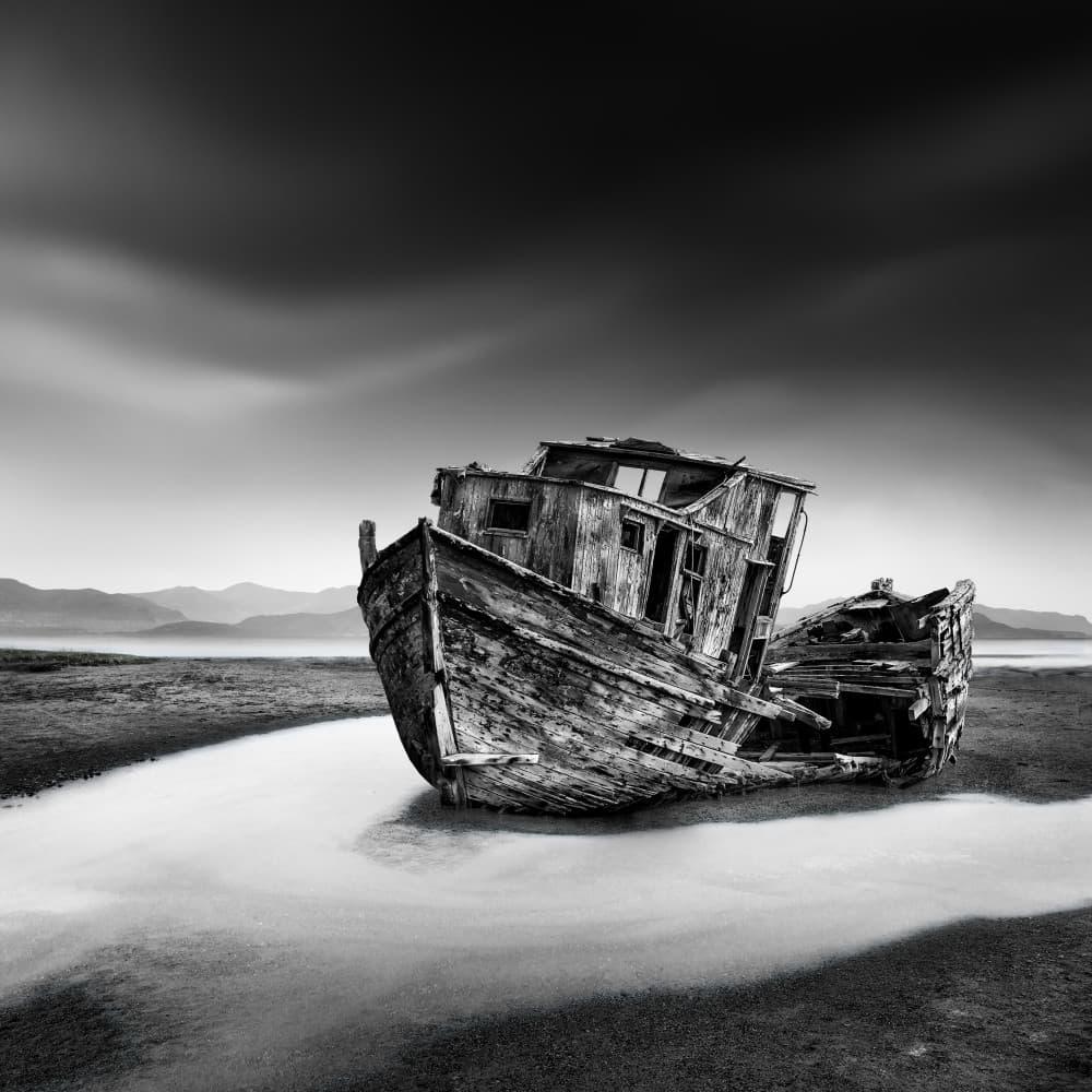 Desolate Shipwreck by George Digalakis — canvas wall art