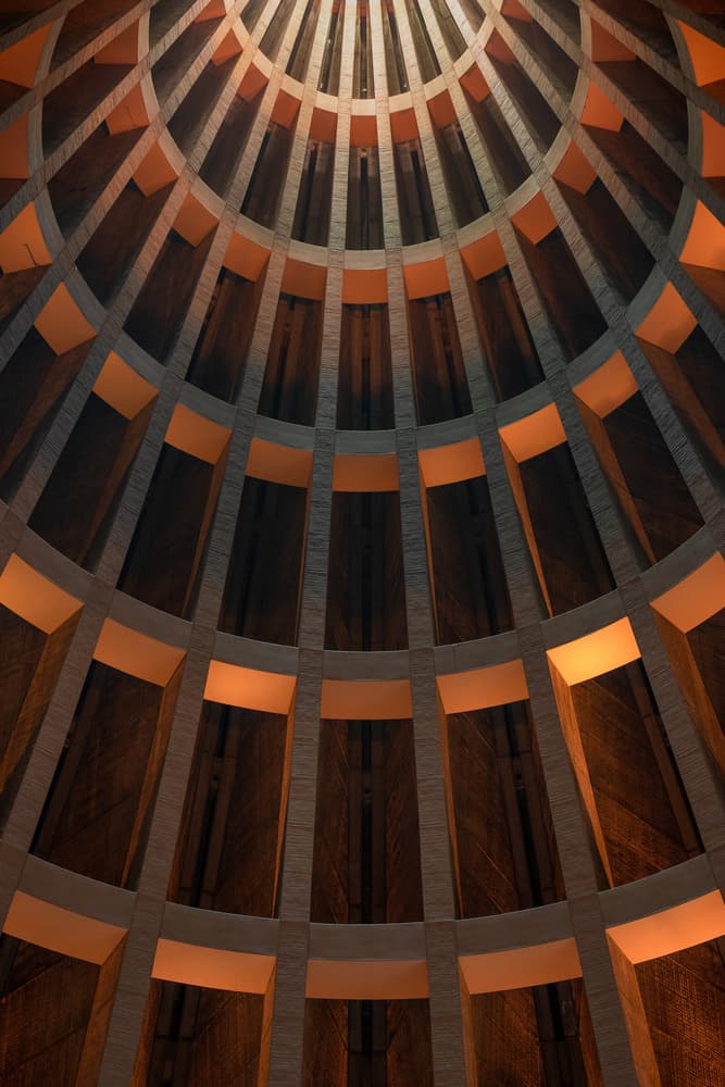 Radiant Dome Architecture by Marco Tagliarino — canvas wall art