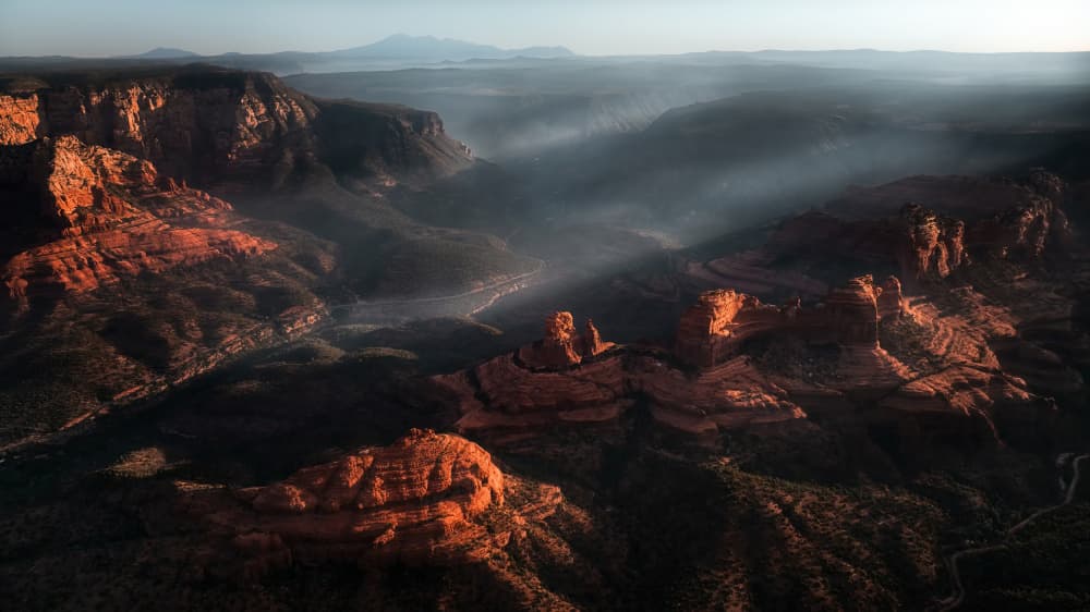 Canyon Morning Light by Hanping Xiao — canvas wall art