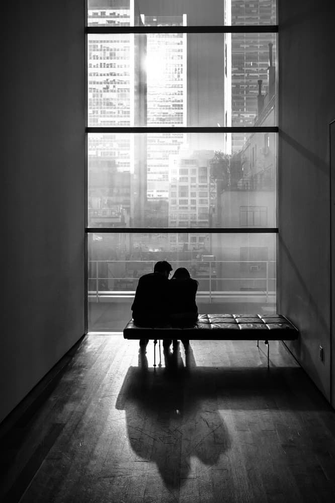 You and me by Tomer Eliash — canvas wall art