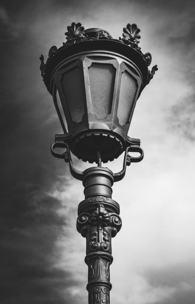 Ornate Street Lamp by Dragan Trosic — canvas wall art