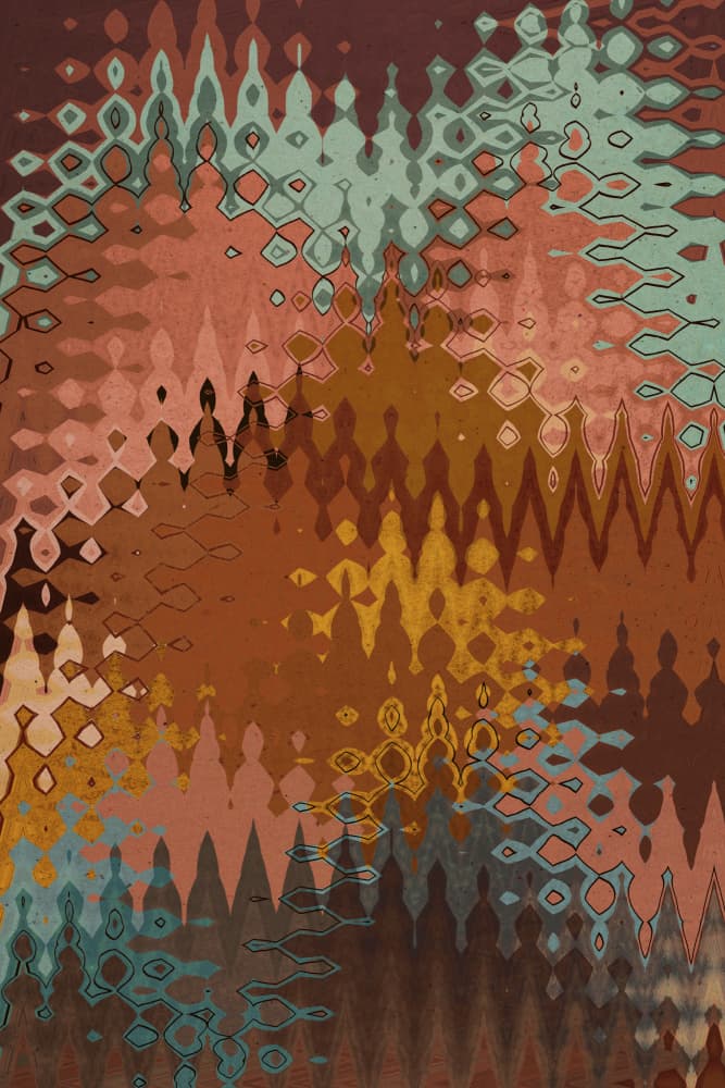 Zigzag Dreams by Treechild — canvas wall art