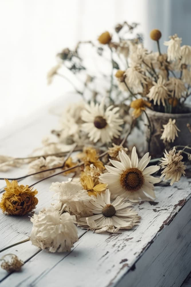 Faded Petals by Treechild — canvas wall art