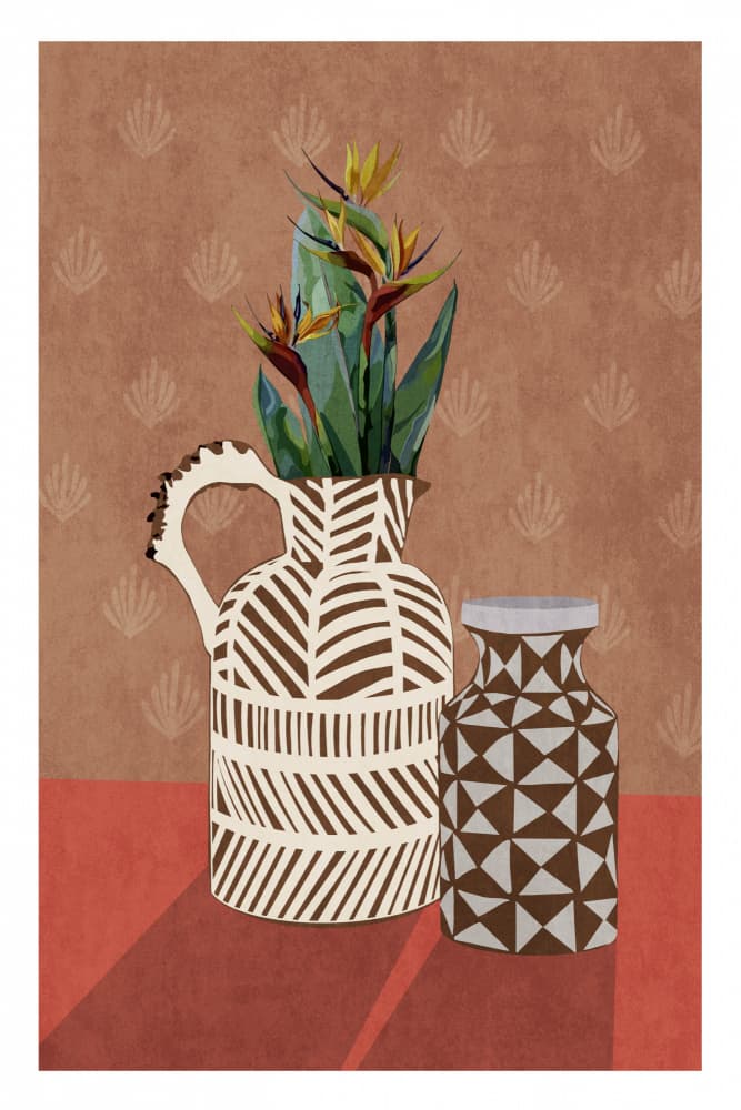 Geometric Elegance by Emel Tunaboylu — canvas wall art
