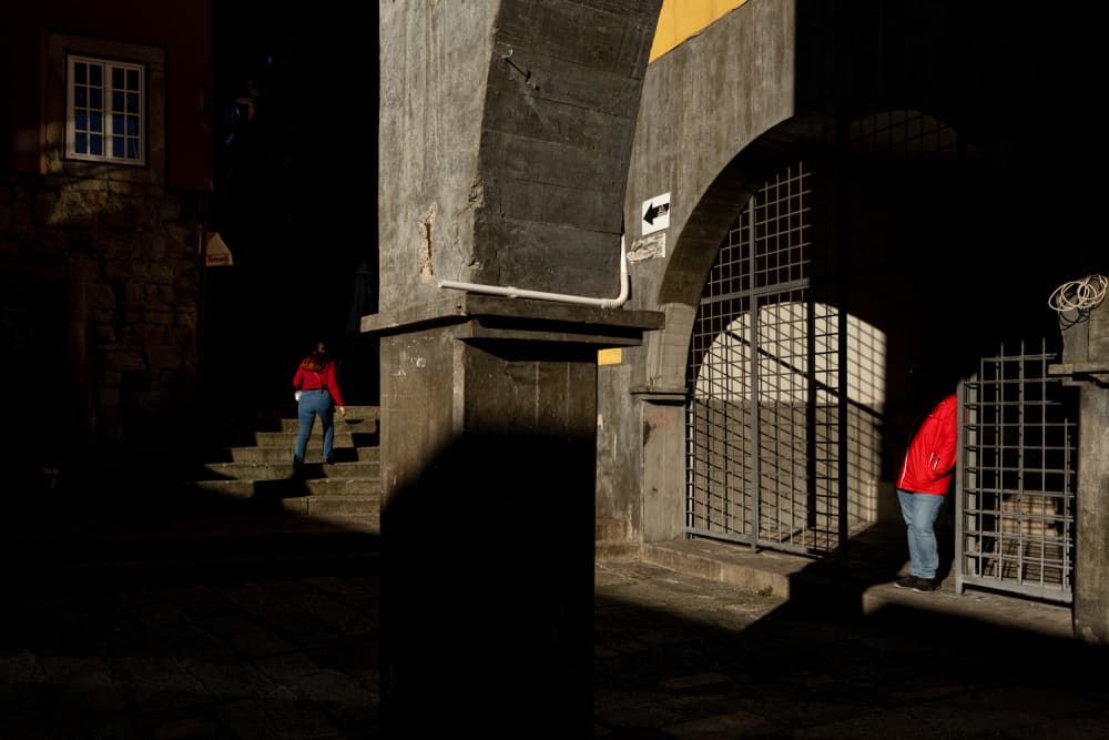 Dramatic Urban Light by Carlos Costa — canvas wall art