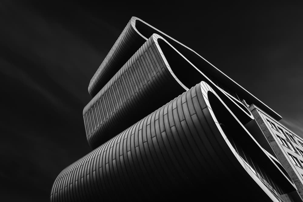 Sleek Urban Curves by Luc Vangindertael (laGrange) — canvas wall art