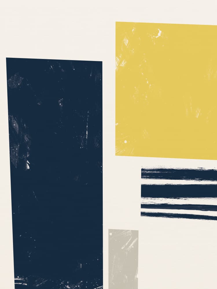 Scandi Abstract by Dan Hobday — canvas wall art