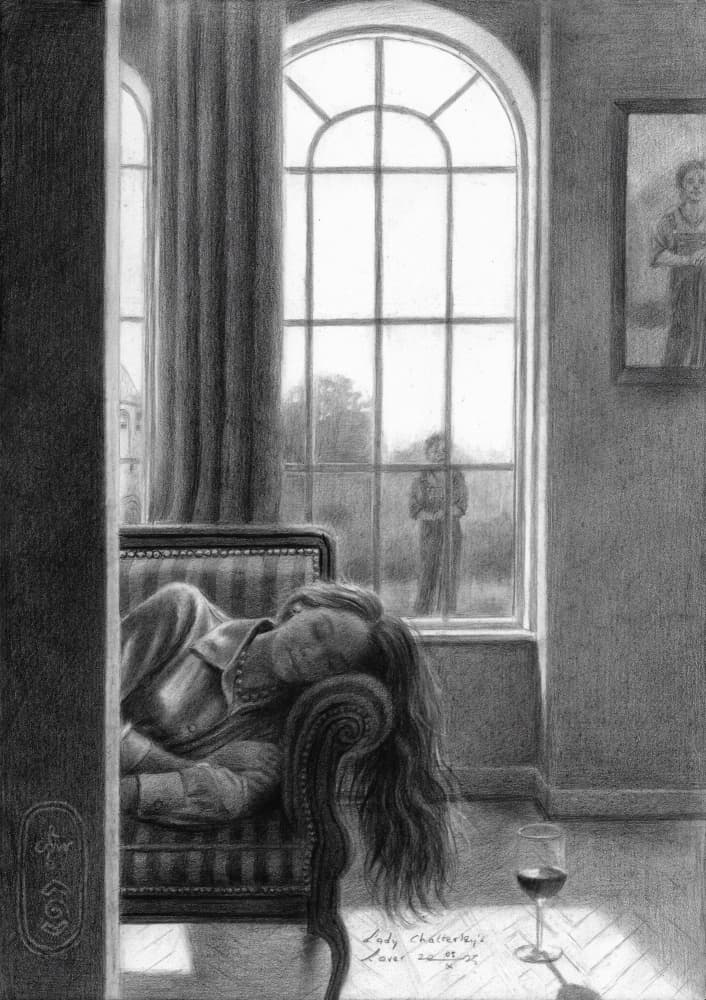 Lady Chatterley's Lover - 05-10-25 by Corné Akkers — canvas wall art