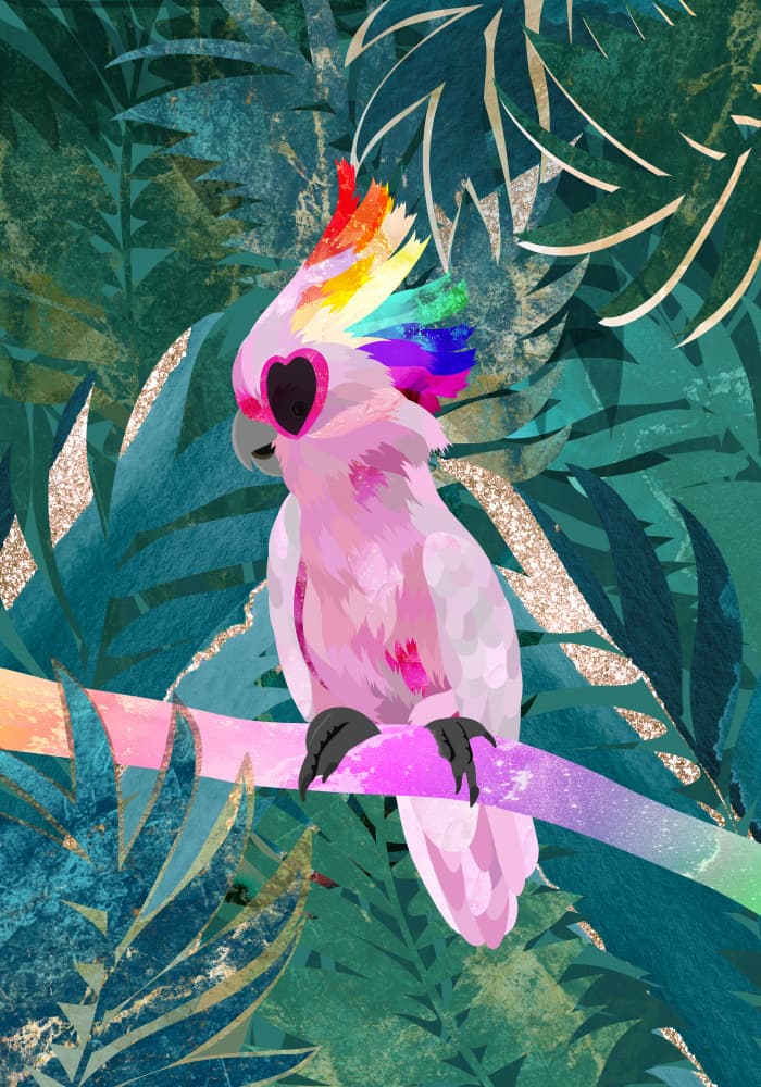 Tropical Rainbow Cockatoo