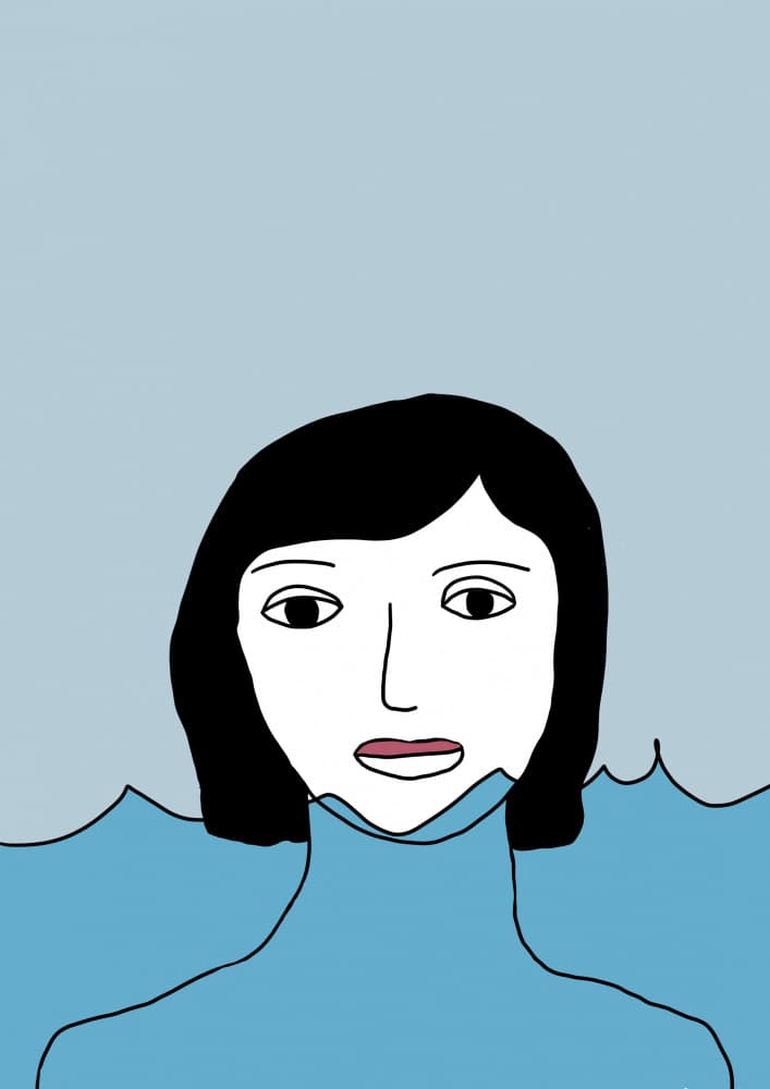 Calm Face In Water by Sharyn Bursic — canvas wall art
