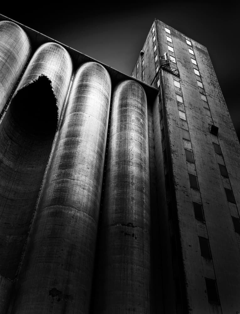 Urban Concrete Silos by Jef Van den Houte — canvas wall art