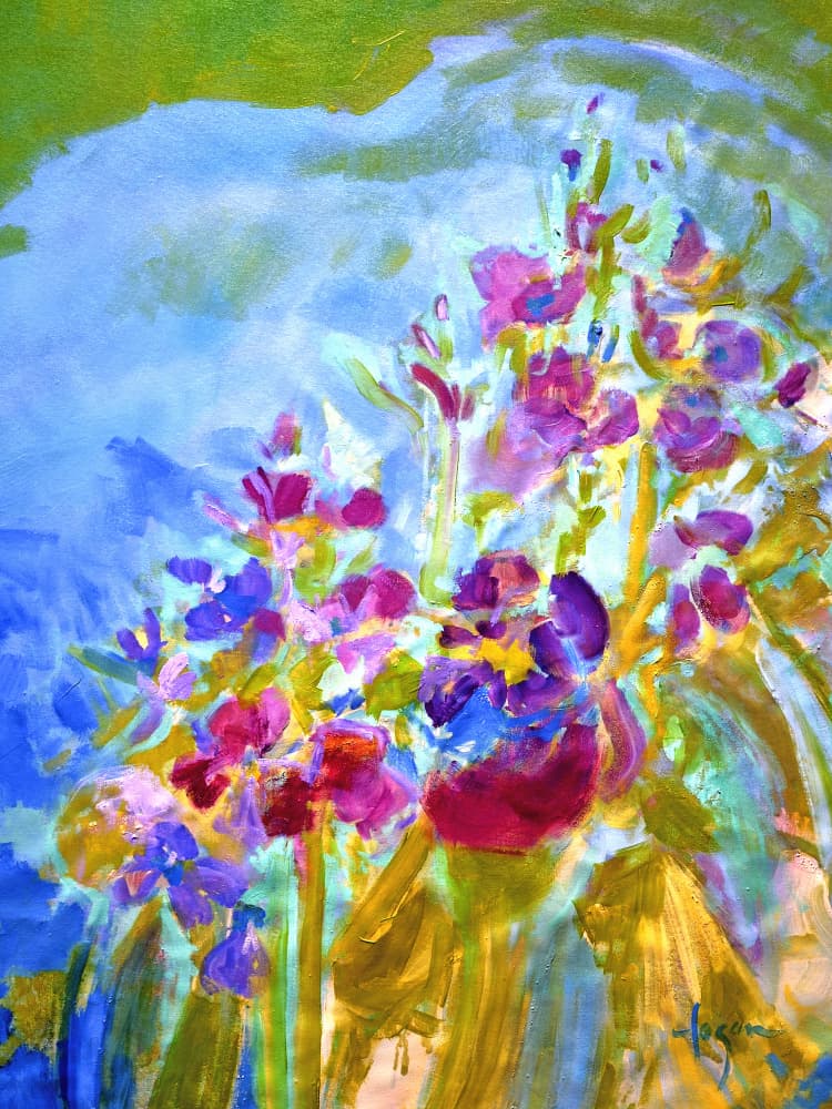 Vivid Colors And Delicate Petals by Dorothy Fagan — canvas wall art