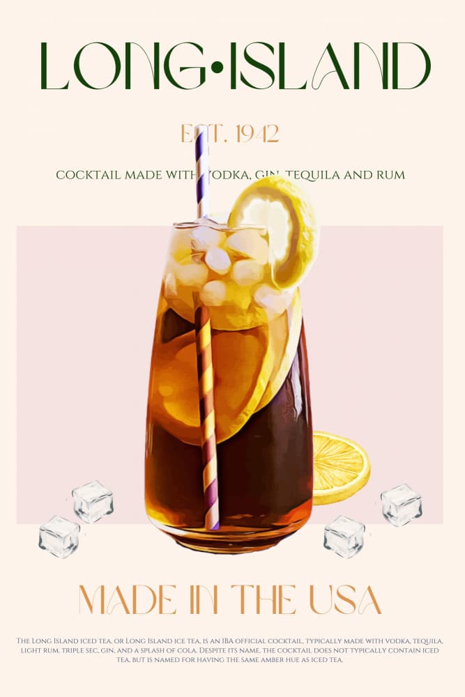 Long Island Iced Tea by Nazma Khokhar — canvas wall art