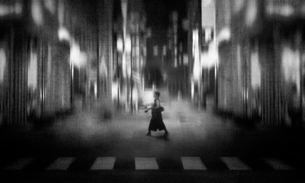 Urban Night Motion by Teruhiko Tsuchida — canvas wall art