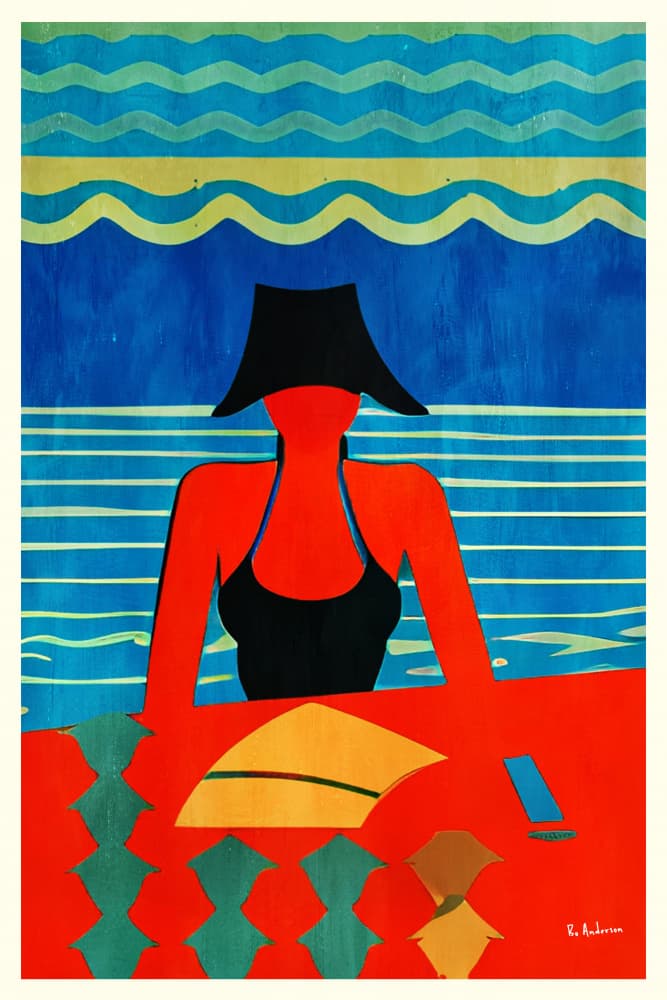 Summer Beach Style by Bo Anderson — canvas wall art