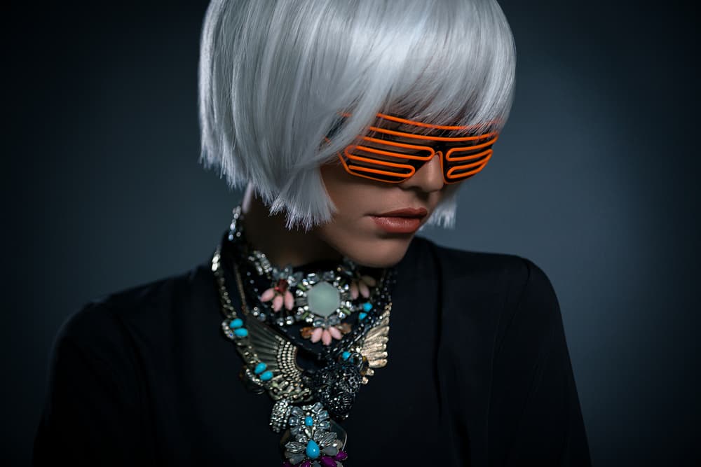 Futuristic Fashion Portrait by Thomas Schröder — canvas wall art