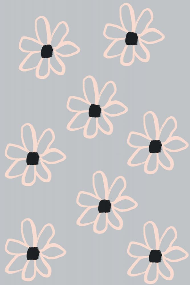 Bold Flowers by uplusmestudio — canvas wall art