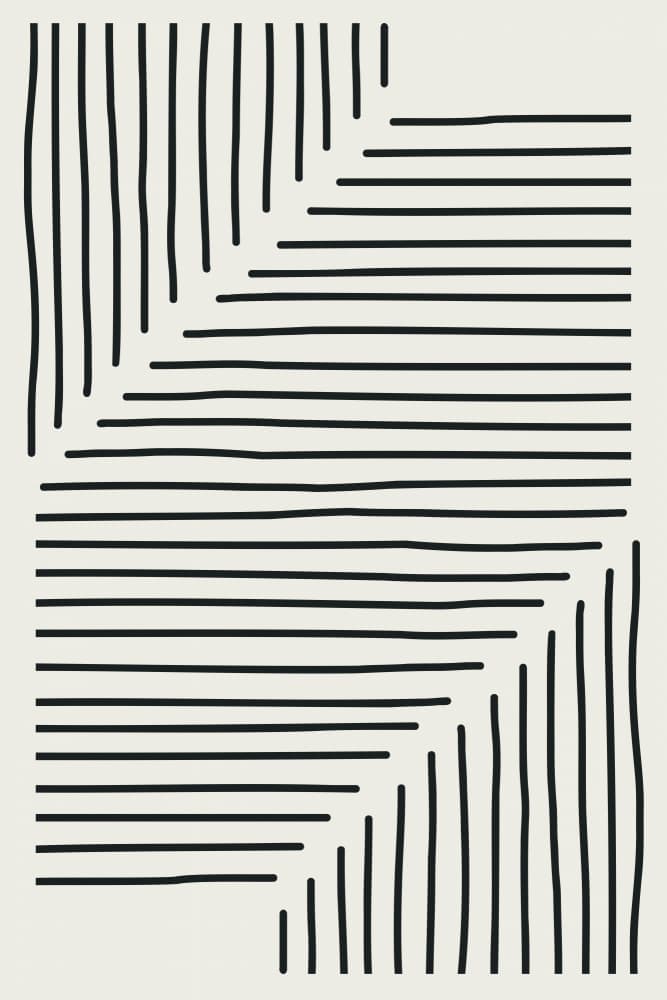 Bold Geometric Lines by jay stanley — canvas wall art