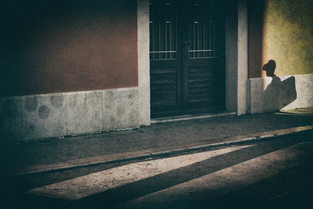 Dramatic Street Shadows by Vincenzo Pascale — canvas wall art