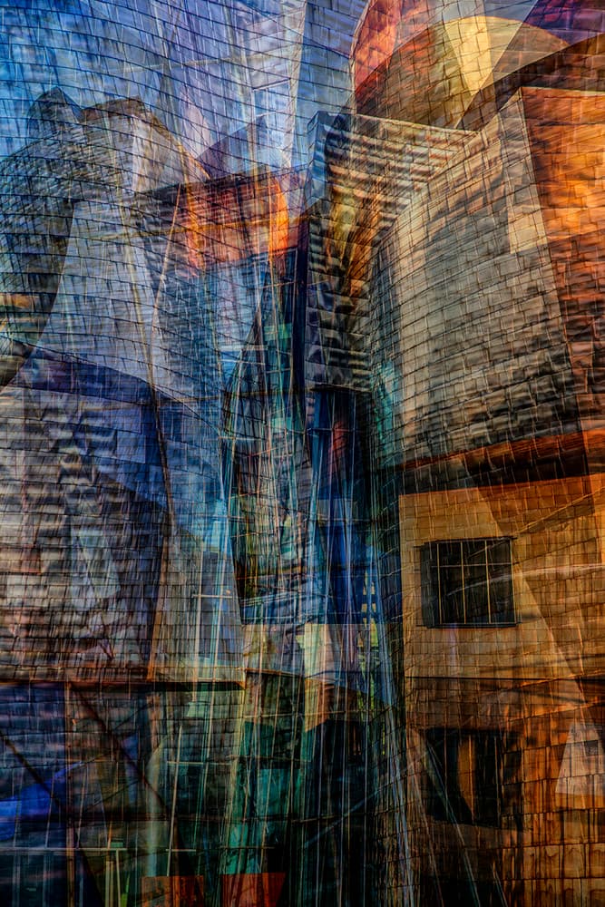 Abstract City Reflections by Massimo Della Latta — canvas wall art