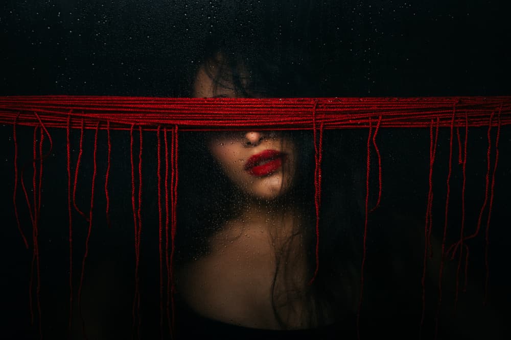 Red Thread Mystery by M. Emre Erol — canvas wall art