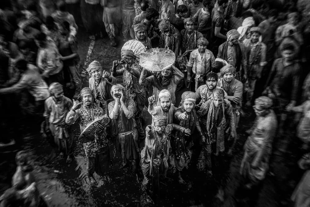Indian Mud Festival by ADIREK M — canvas wall art