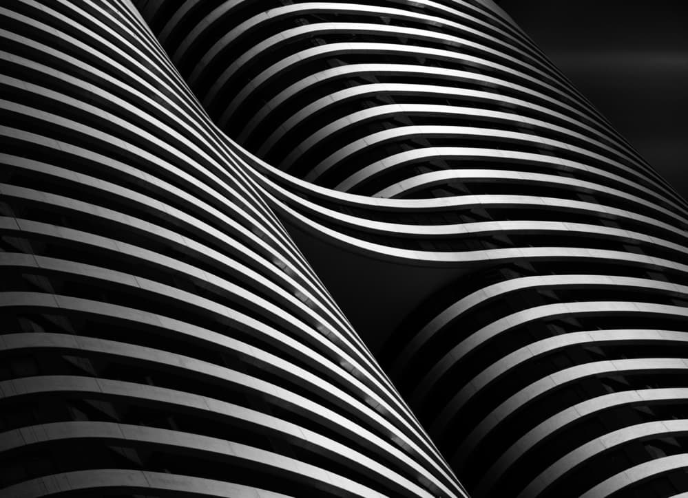 Dynamic Architectural Curves by Nadav Jonas — canvas wall art