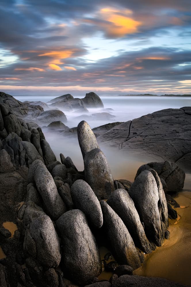 Coastal Sunrise Glow by Francis Keogh — canvas wall art