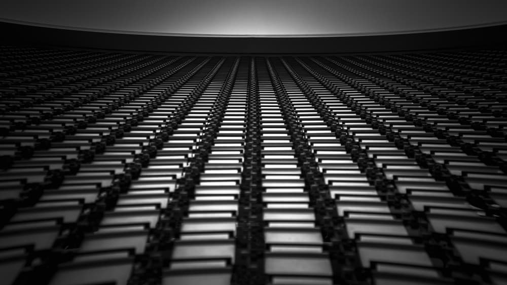 Geometric Repetition by Marcos Gali — canvas wall art