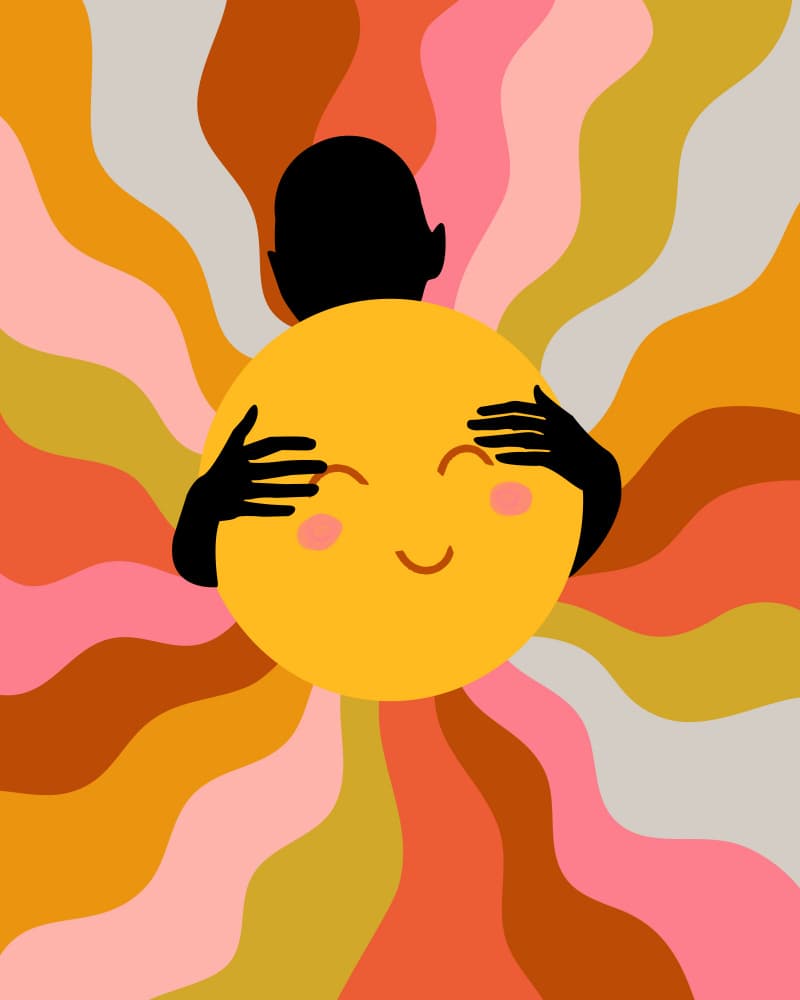 Embrace the Sunshine by Uma Gokhale — canvas wall art