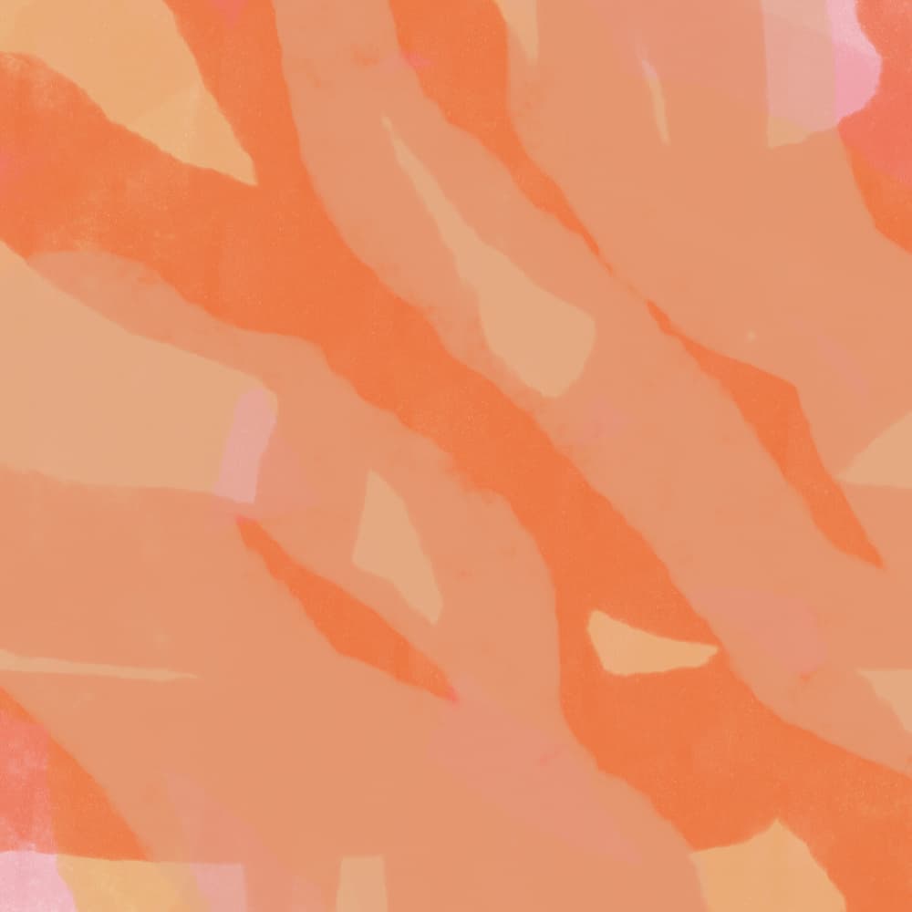 Flowing Peach Hues by Dina Dankers — canvas wall art