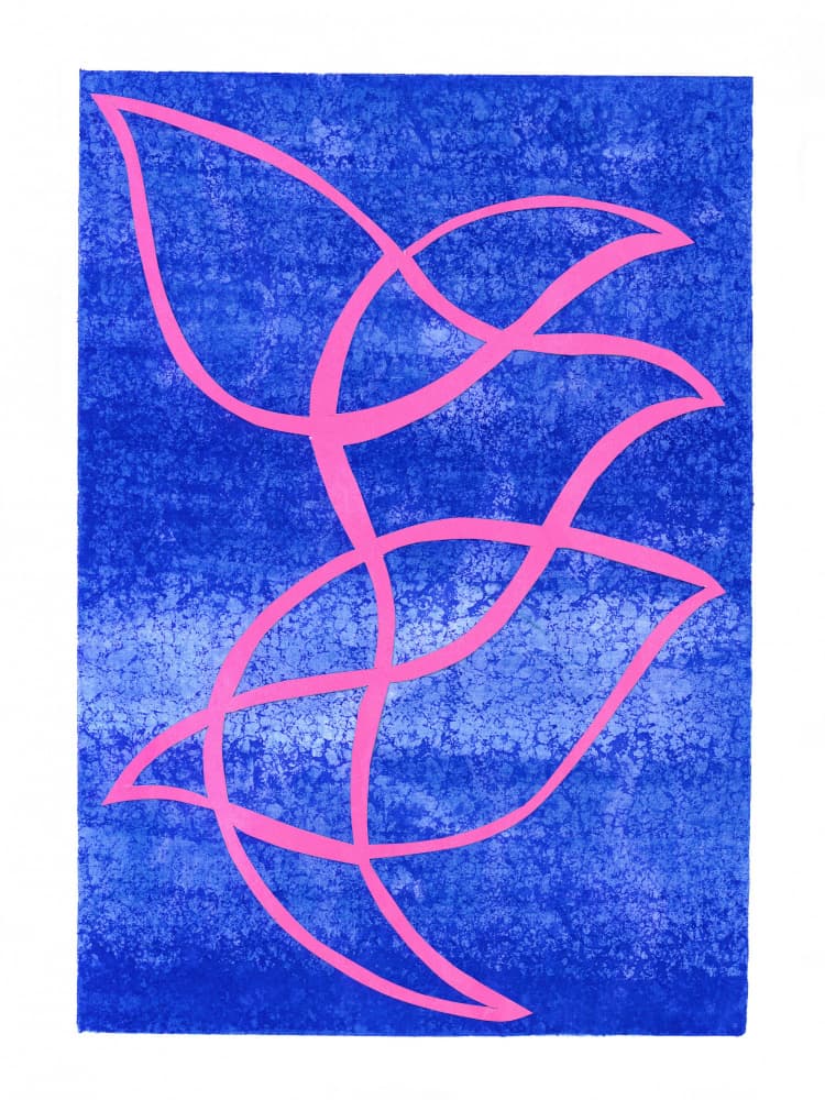 Dynamic Pink Flow by Isabelle Brent — canvas wall art