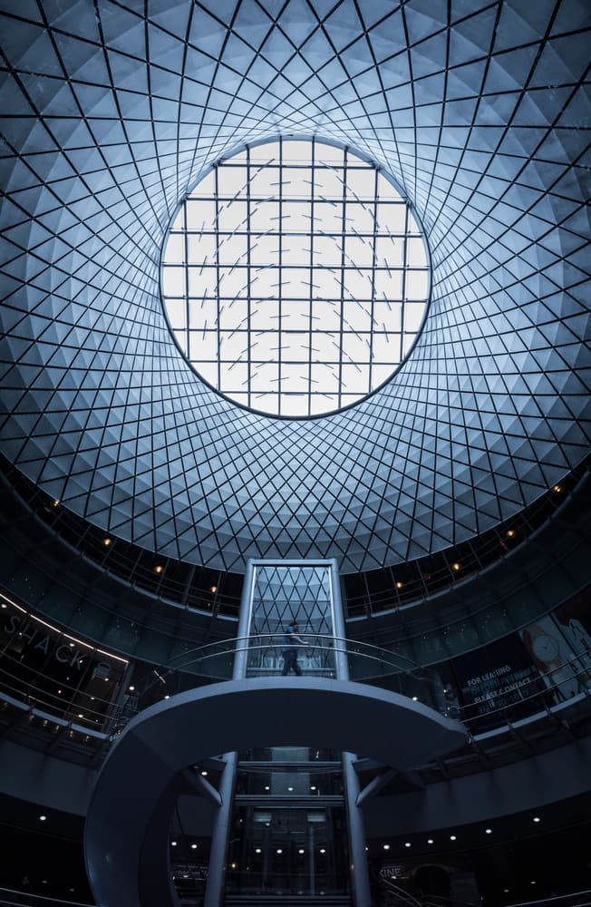 Geometric Dome Interior by Paul Killeen — canvas wall art