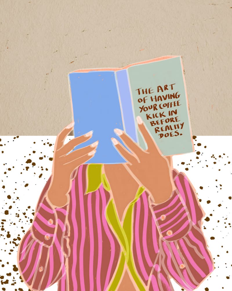 Reading Before Reality by Uma Gokhale — canvas wall art