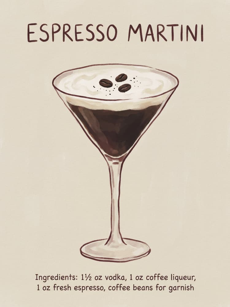 Classic Espresso Martini by Andreas Magnusson — canvas wall art