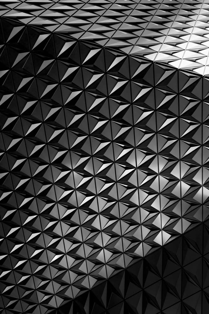 Sleek Geometric Architecture by Roberto Parola — canvas wall art