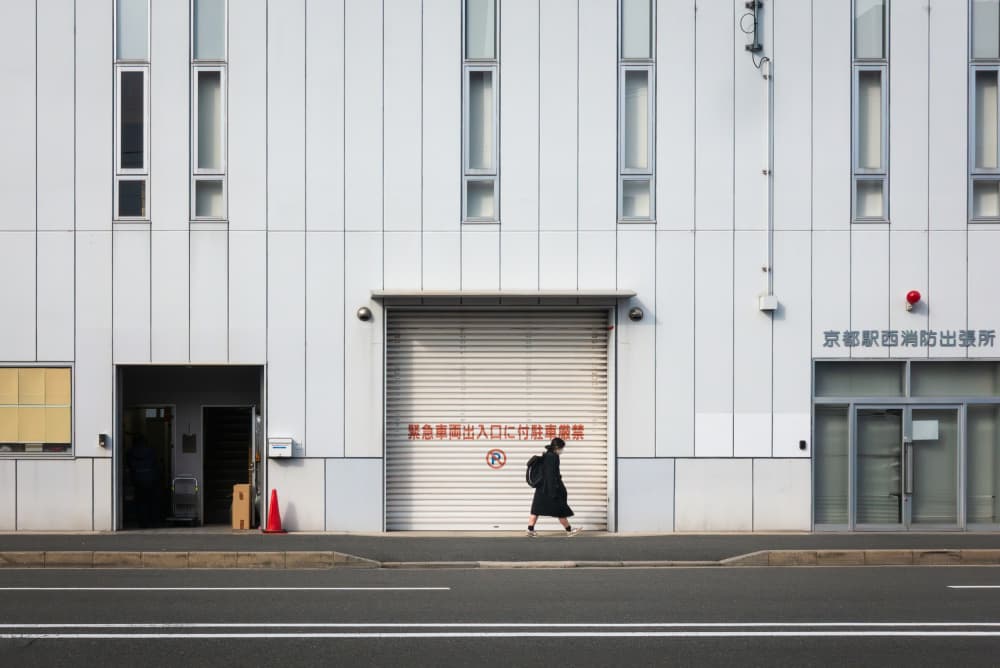 Modern Urban Solitude by Haruyo Sakamoto — canvas wall art