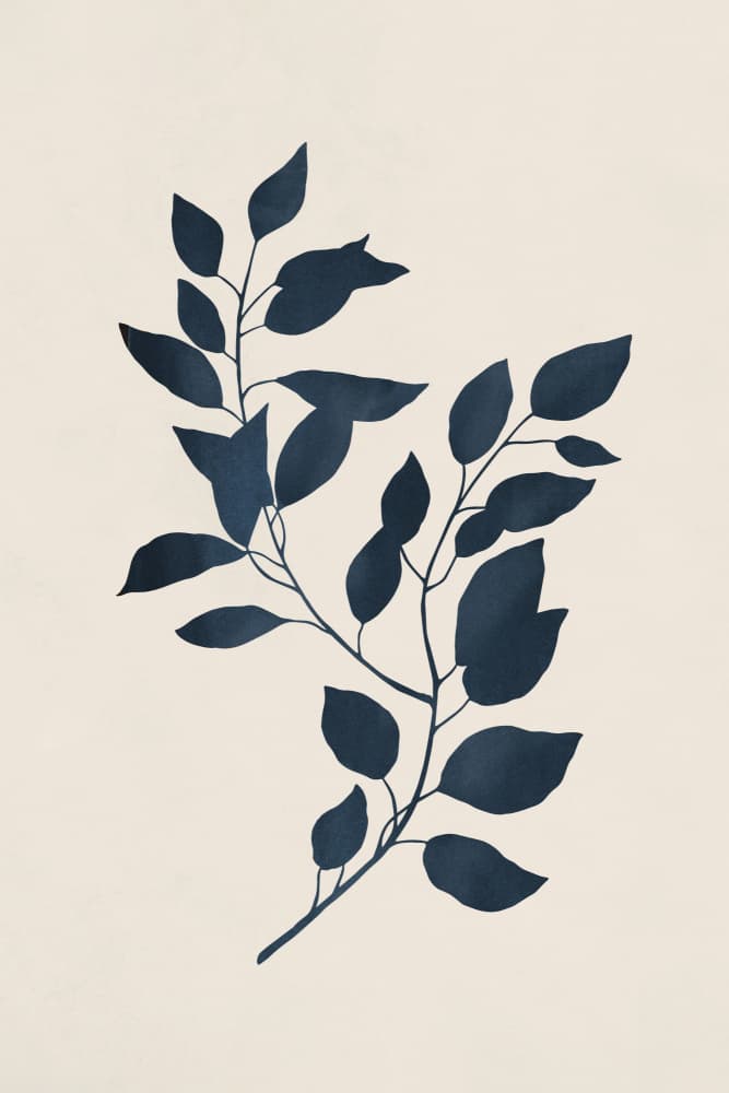 Botanical Silhouette 2 by Kathrin Pienaar — canvas wall art
