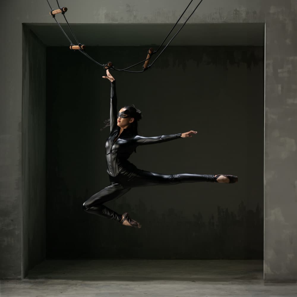 Masked Dancer's Leap by Lisdiyanto Suhardjo — canvas wall art
