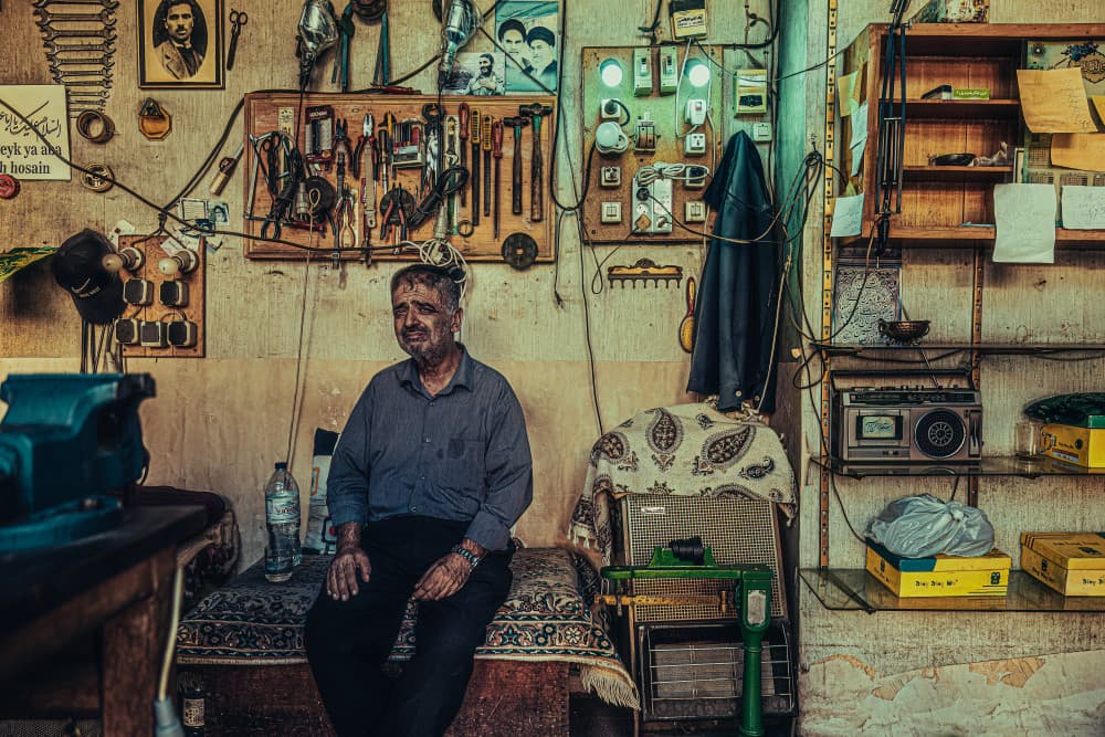 Artisan's Vintage Workshop by Marco Tagliarino — canvas wall art