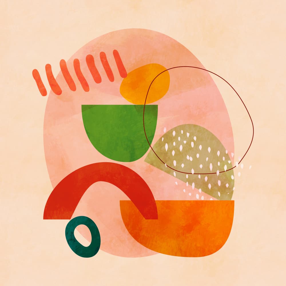 Shapes Play3 Kopie by Ana Rut Bre — canvas wall art