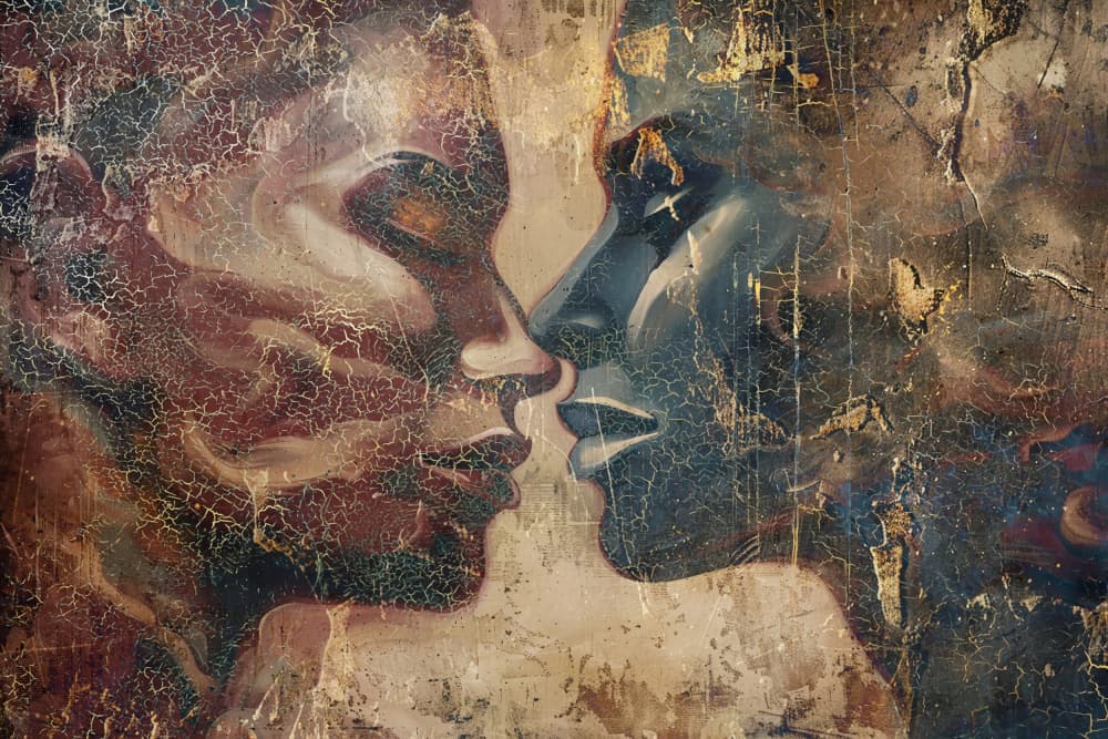 Textured Embrace by Rafal Kulik — canvas wall art