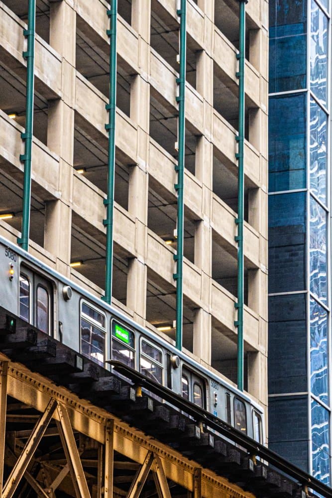 Urban Transit Architecture by Beth Buelow — canvas wall art