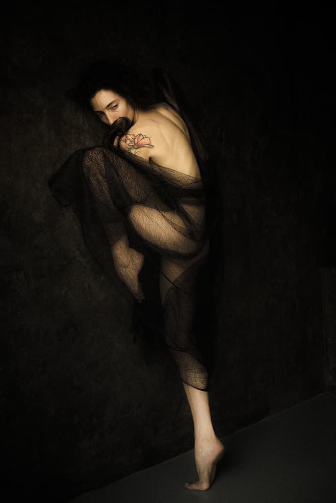 Dramatic Ballet Pose by Thanakorn Chai Telan — canvas wall art