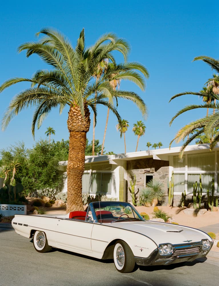 Palm Springs Classic Car by Bethany Young — canvas wall art
